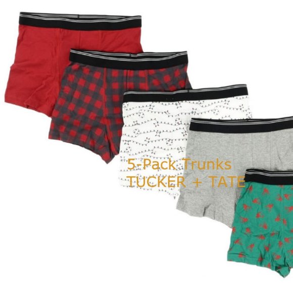TUCKER + TATE 5 Pack Trunk Size 4  Open Package - Picture 1 of 1